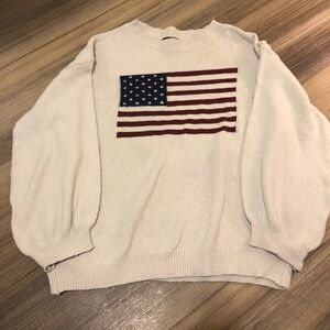shein american flag sweater